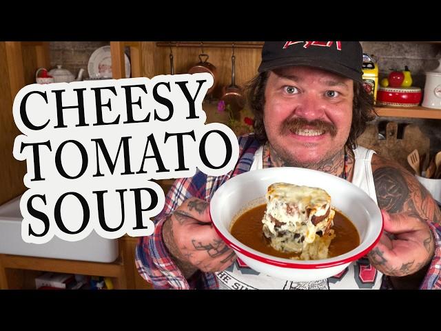 Upgrade Your Tomato Soup w/ Toasted Cheesy Crostini | Soups, Salads, Sandwiches