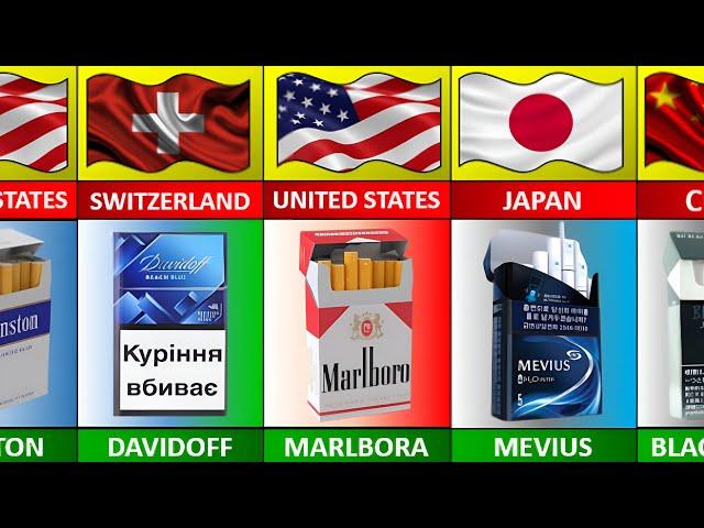 Cigarette Brands From Different Countries