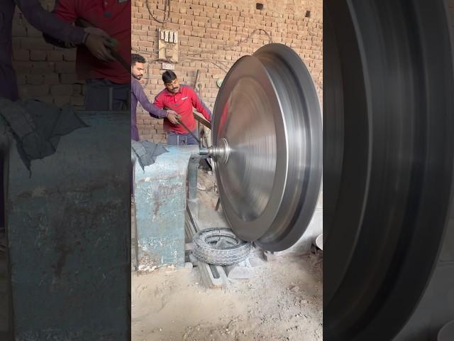 Incredible making stainless steel large dish antenna making #short #skill #viral