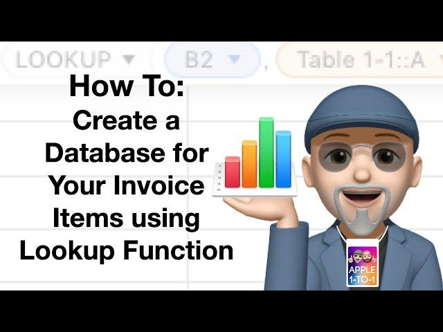 How to: Create a Database in Apple Numbers using the Lookup Function