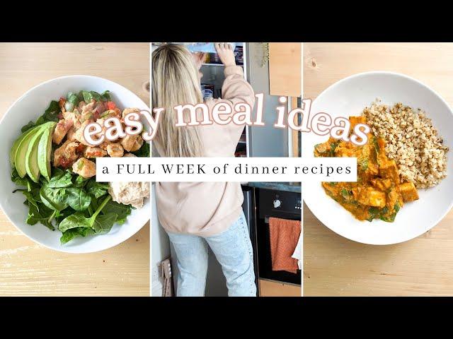 5 Easy, Simple + Delicious Dinner Recipes | A Week Of Dinner Ideas