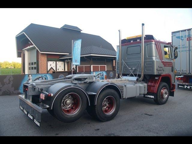 SCANIA VABIS 141 V8 TRUCK WITH LOUD PIPE Powertruckshow Finland