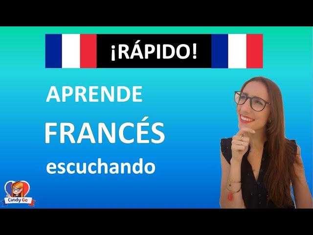 Aprende FRANCÉS Escuchando I 200 FRASES  EN FRANCÉS PARA PRINCIPIANTES - APRENDER FRANCÉS RAPIDO