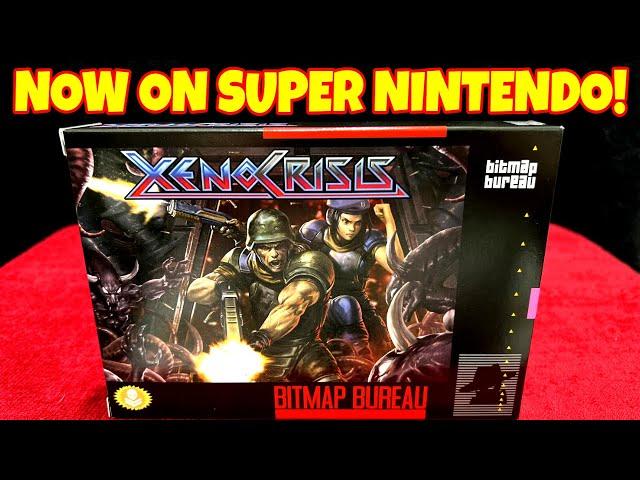 Xeno Crisis for the Super Nintendo Unboxing and Gameplay