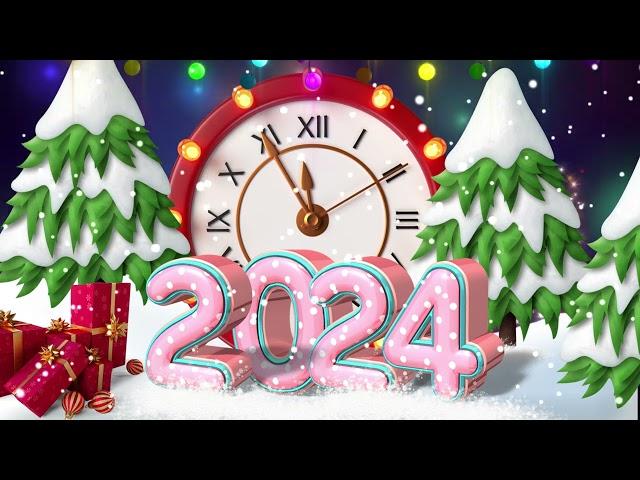 Happy New Year 2024! Merry Christmas 2024! New Year's Footages/ Футаж С Новым 2024 годом!