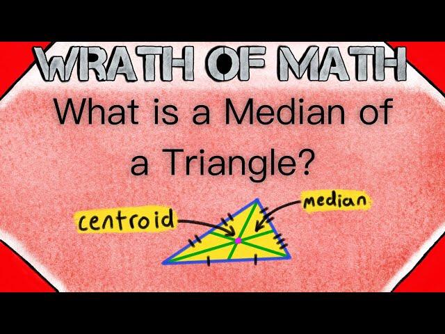 What is a Median of a Triangle? | Geometry, Medians, Triangle Centers