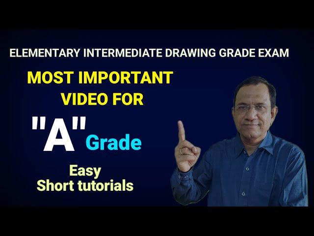 PERSPECTIVE DRAWING FOR BEGINNERS | ELEMENTARY INTERMEDIATE DRAWING GRADE EXAM | AVINASH MOGHE |