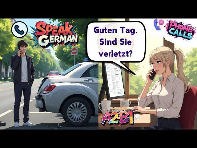 Learn German Phone Calls: Car, Home & Service Problems  | A2-B1 Level