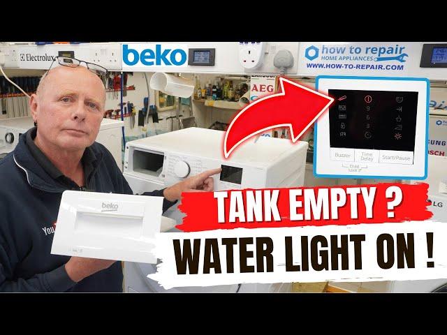 Beko Condenser Tumble Dryer Cleaning Pump | When Water Tank light Is Staying on But Tank Empty