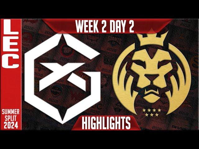 GX vs MDK Highlights | LEC W2D2 Summer 2024 | GiantX vs MAD Lions KOI Week 2 Day 2