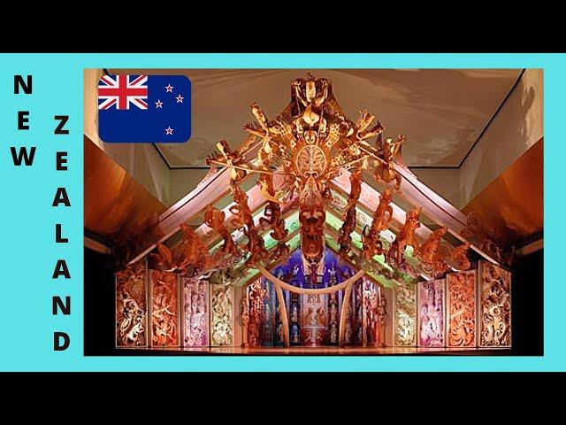 NEW ZEALAND: MAORI exhibit, TE PAPA Museum in WELLINGTON