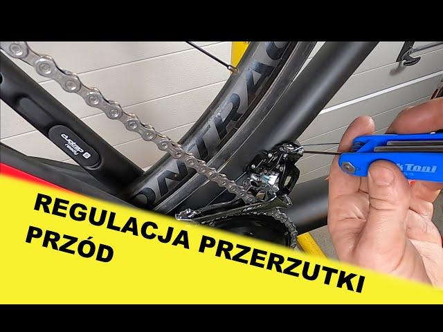 Regulacja przedniej przerzutki Shimano FC R7000 FC R8000 w rowerze