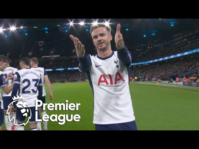 James Maddison's brace gives Spurs 2-0 lead over Manchester City | Premier League | NBC Sports