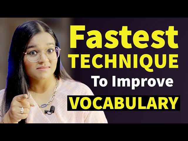 Fastest Technique to Improve Your Vocabulary | Speak English Fluently