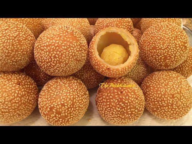 Sesame Balls Recipe - Bánh Cam - Bánh Rán