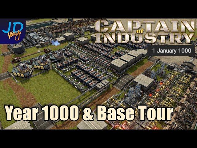 1000 Years of Captain of Industry & Base Tour  Ep54  Captain of Industry   Lets Play, Walkthrough