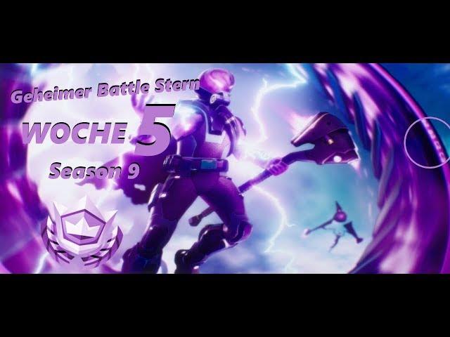 Geheimer BATTLE PASS STERN WOCHE 5 ⭐ Season 9 | Fortnite