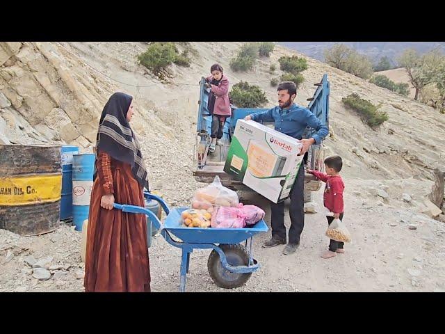 Creating warmth at home by buying an electric heater: Shahin's hard work in collecting firewood