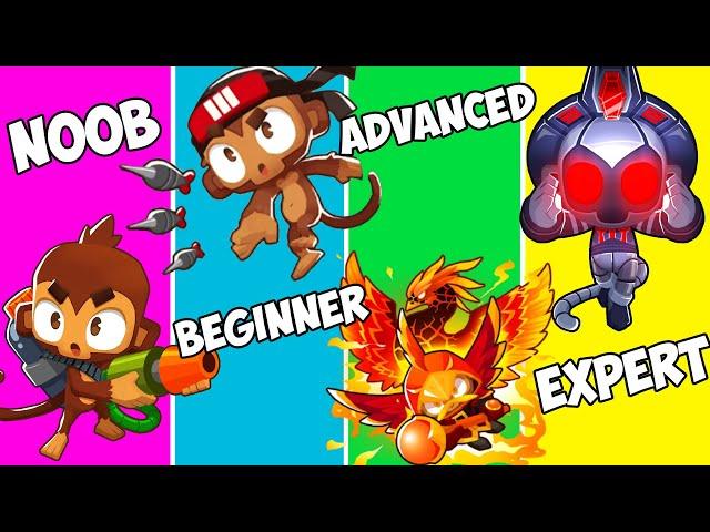 Noob, Beginner, Advanced, Expert - BTD6 Strategies