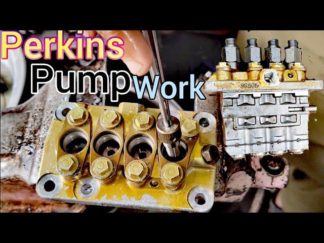 Method of Plunger Fitting in Inline Diesel Pump / Perkins 20kva generator diesel pump repair