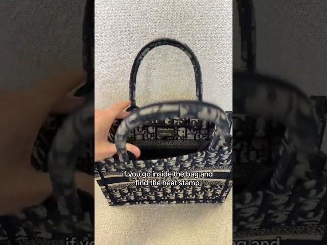 How to INSTANTLY spot a FAKE Dior bag! #luxury #fashion #dior #fake #fakevsreal