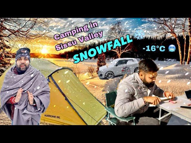 - 16°C Night Camping In Sissu Village | Winter Camping | KPL Explore