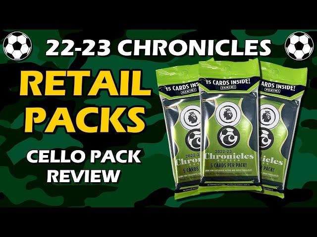 CELLO PACKS! 2022-23 Chronicles Soccer Value Pack Panini Review