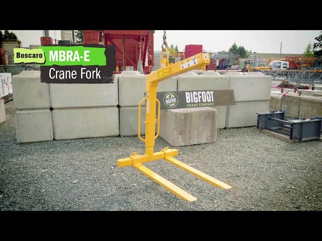 Pallet Forks From The Bigfoot Crane Company