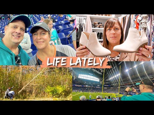 LIFE LATELY | NFL Game, New Fall Clothes & Shoes, Goal for end Year!