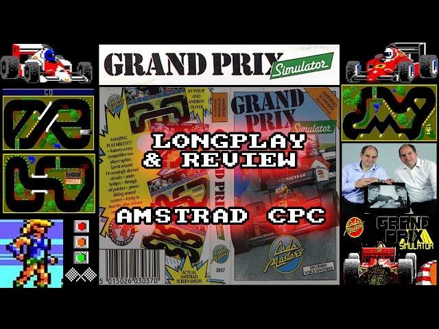 [AMSTRAD CPC] Grand Prix Simulator - Longplay & Review (Oliver Twins)