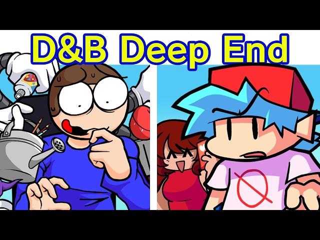 Friday Night Funkin' vs Dave and Bambi Dimensional Deep End FULL DEMO | BF & GF (FNF MOD)