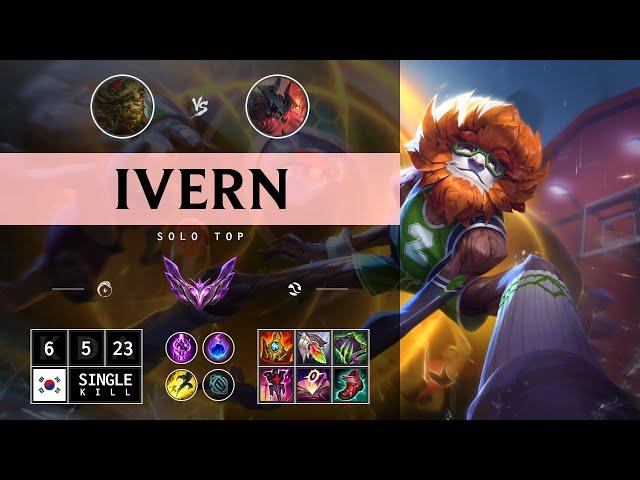 Ivern Top vs Aatrox - KR Master Patch 14.13