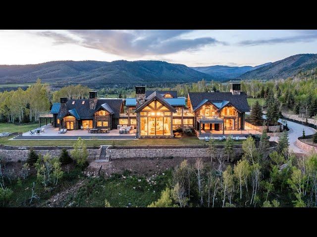 Luxurious Mountain Estate on 50 Acres with National Forest Access in Utah for $22,500,000