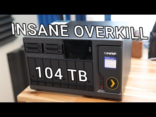 This NAS is Insane Overkill & Plex Monster | QNAP TVS h1288x Review