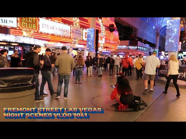 FREMONT STREET LAS VEGAS NIGHT SCENES