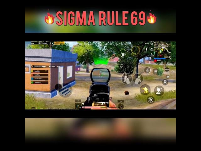 Sigma Rule 69 PUBG/BGMI in Poco X3 Pro 