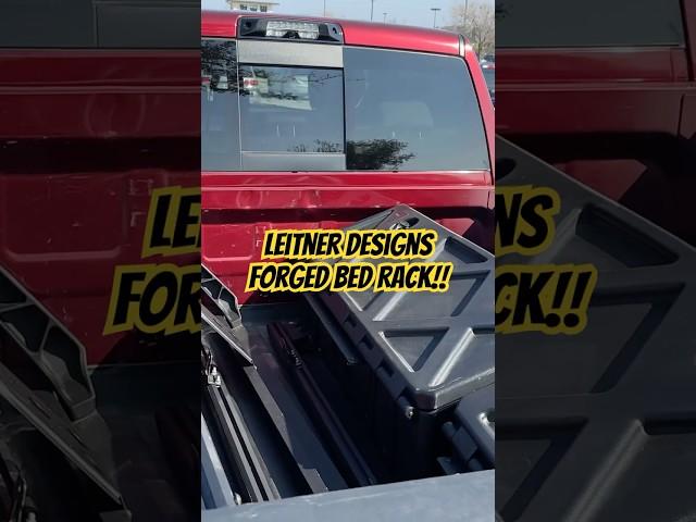 Leitner Designs Forged Bed Rack for Ram 2500 6’4” Bed   #rampowerwagon  #offroad #overlanding