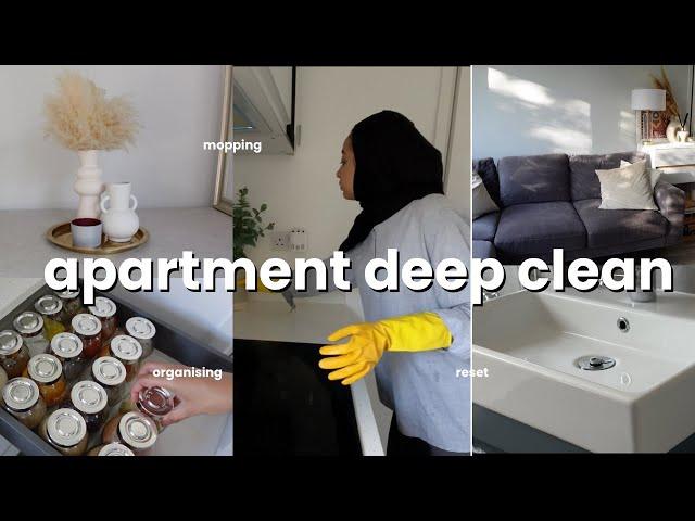 deep clean and organize my ENTIRE apartment with me  