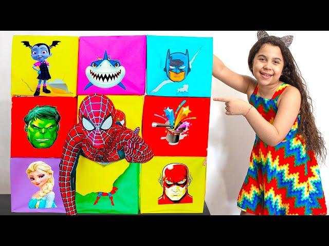 Mysterious Superheroes Smash Boxes Kids Toys Story