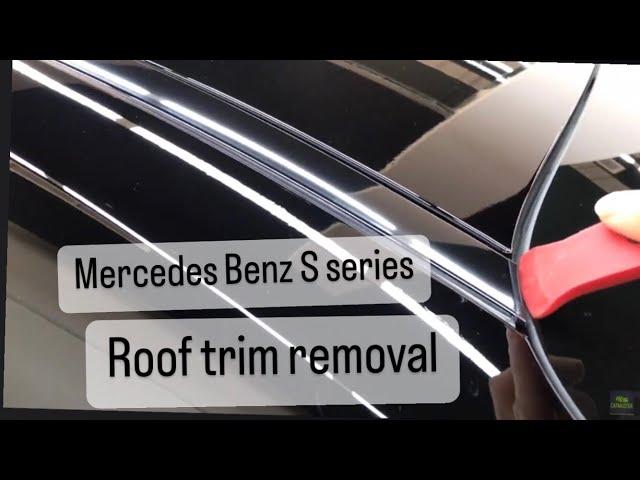 Mercedes Benz S450 roof trim removal