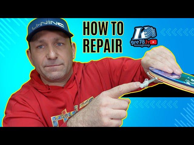  How to Repair the Table Tennis Rubbers 