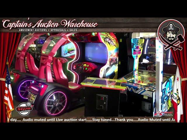 Arcade Game and Pinball LIVE Auction Event!!!!