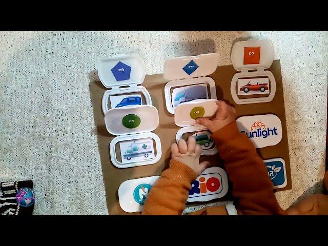 6 oylikdan 3 yoshgacha bo'lgan bolalar uchun DIDAKTIK O'YINCHOQ #creat #didaktik #games