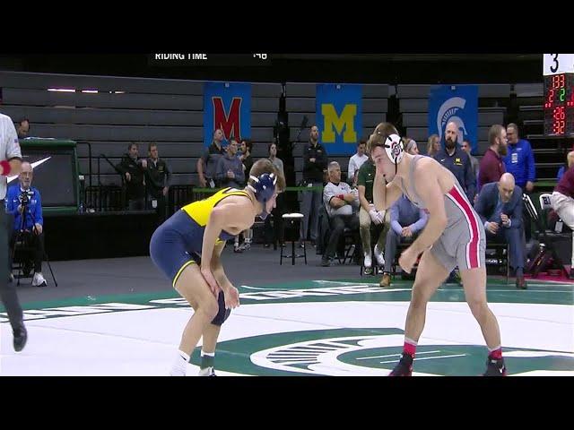 B1G Wrestling Championships: 133 LBs  Michigan's Stevan Micic vs. Ohio State's Luke Pletcher