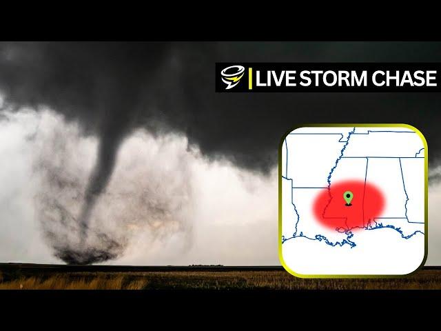 ️ TORNADO OUTBREAK POTENTIAL-Level 4 Severe Weather Risk, Live Storm Chaser