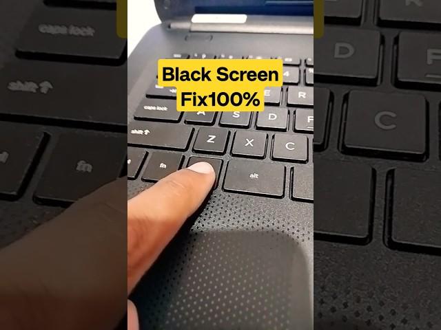 All Pc And Laptop Black Screen Problem Fix100%#macnitesh#blackscreen#keyboardtricks