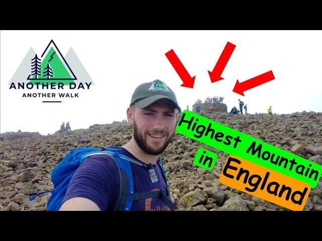 Scafell Pike Summit Hike, Lake District, Highest Mountain In England