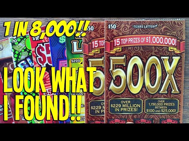 1 IN 8000!! LOOK WHAT I FOUND!! $$$ HUGE WIN!!