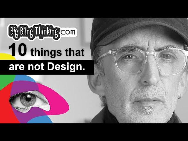 10 things that are NOT Design