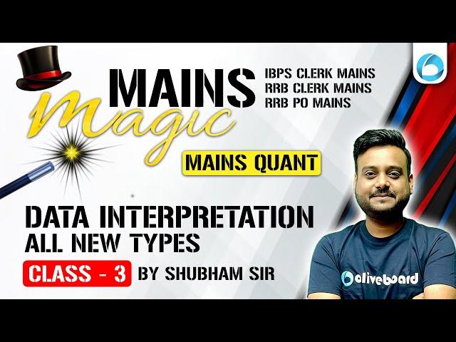 Mains Data Interpretation Questions For RRB PO/Clerk Mains, IBPS Clerk Mains | Maths By Shubham Sir